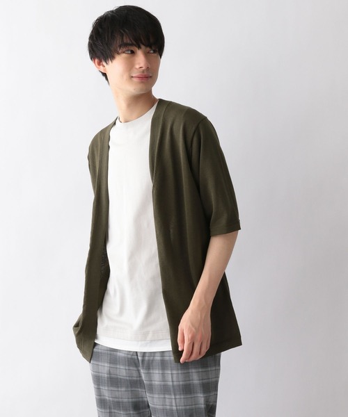 GLOBAL WORK（グローバルワーク）の「ｿｳｶｲDRYﾀｯﾁｶｰﾃﾞ（カーディガン/ボレロ・メンズ・ネイビー/グリーン・MEDIUM/LARGE）」の13枚目の写真