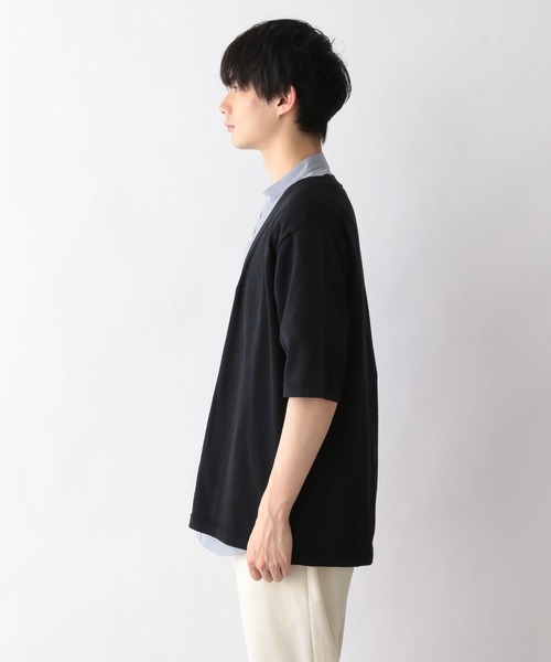 GLOBAL WORK（グローバルワーク）の「ｿｳｶｲDRYﾀｯﾁｶｰﾃﾞ（カーディガン/ボレロ・メンズ・ネイビー/グリーン・MEDIUM/LARGE）」の5枚目の写真