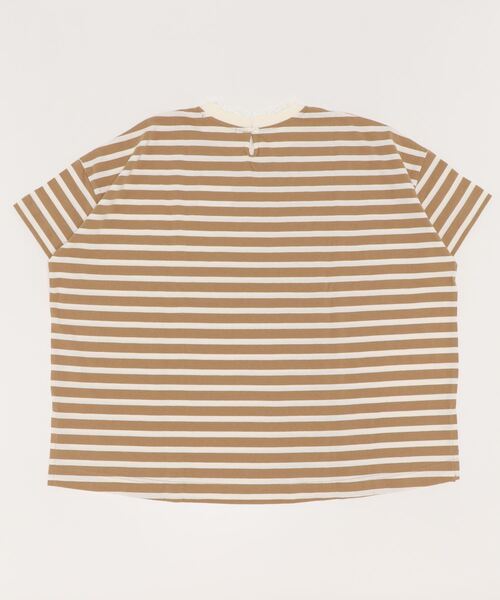 e-zakkamania stores（イーザッカマニアストアーズ）の「レースレイヤード ボーダーカットソー（Tシャツ/カットソー・レディース・スミクロ/パープル/イエロー・M）」の14枚目の写真
