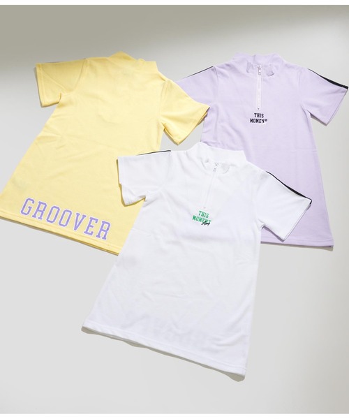 ANAP kids(アナップキッズ)の「2WAYハーフジップワンピース(ワンピース・キッズ・イエロー系その他/ラベンダー/ホワイト・130cm/110cm/120cm)」の13枚目の写真