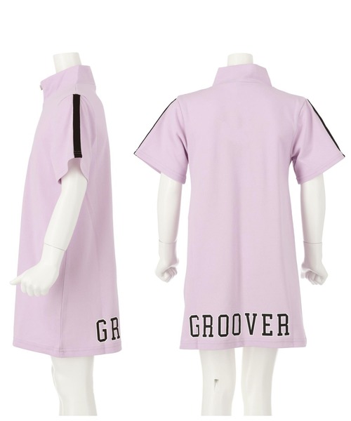 ANAP kids(アナップキッズ)の「2WAYハーフジップワンピース(ワンピース・キッズ・イエロー系その他/ラベンダー/ホワイト・130cm/110cm/120cm)」の8枚目の写真