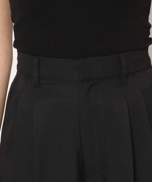 PAGEBOY（ページボーイ）の「パイピング2WAYパンツ（スラックス・レディース・グレイッシュベージュ/ブラック・FREE）」の15枚目の写真