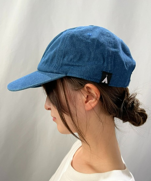 at12:03(アットイチニーゼロサン)の「【stonedoorコラボ】TWILL CAP ツイルキャップ(キャップ・レディース・ライトブルー/ブラック系その他/ダークブルー・FREE)」の6枚目の写真