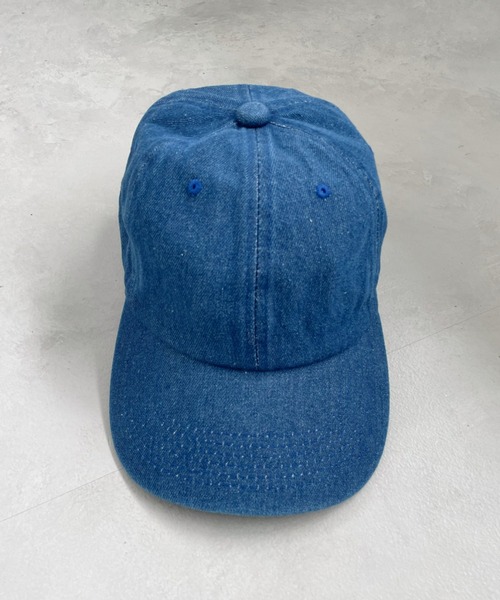 at12:03(アットイチニーゼロサン)の「【stonedoorコラボ】TWILL CAP ツイルキャップ(キャップ・レディース・ライトブルー/ブラック系その他/ダークブルー・FREE)」の13枚目の写真