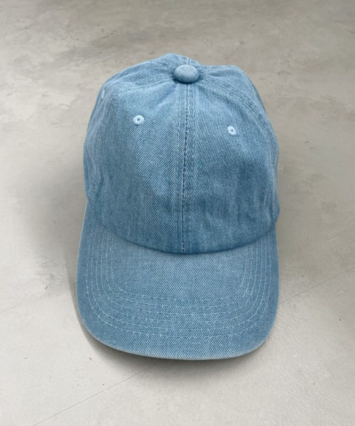 at12:03(アットイチニーゼロサン)の「【stonedoorコラボ】TWILL CAP ツイルキャップ(キャップ・レディース・ライトブルー/ブラック系その他/ダークブルー・FREE)」の10枚目の写真