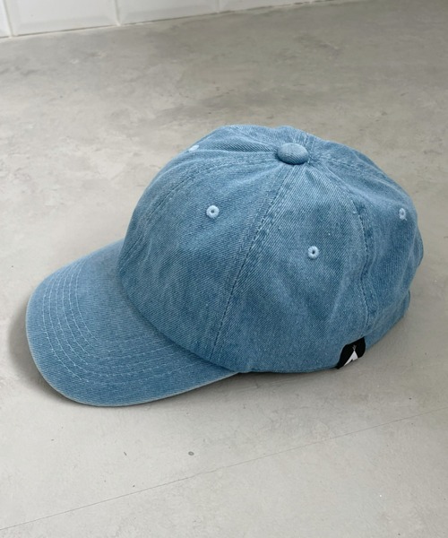 at12:03(アットイチニーゼロサン)の「【stonedoorコラボ】TWILL CAP ツイルキャップ(キャップ・レディース・ライトブルー/ブラック系その他/ダークブルー・FREE)」の11枚目の写真