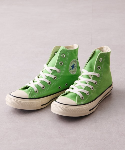 CONVERSE（コンバース）の「【CONVERSE/コンバース】オールスターUSカラーズHI（スニーカー・レディース・パープル/ライム・23.5/24.5）」の4枚目の写真