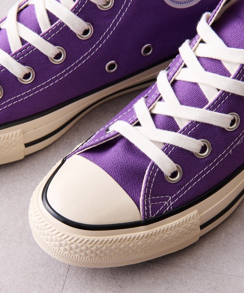 CONVERSE（コンバース）の「【CONVERSE/コンバース】オールスターUSカラーズHI（スニーカー・レディース・パープル/ライム・23.5/24.5）」の5枚目の写真