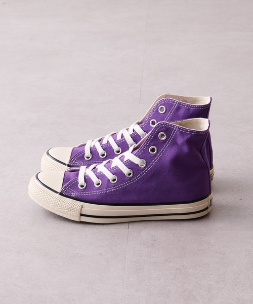 CONVERSE（コンバース）の「【CONVERSE/コンバース】オールスターUSカラーズHI（スニーカー・レディース・パープル/ライム・23.5/24.5）」の7枚目の写真