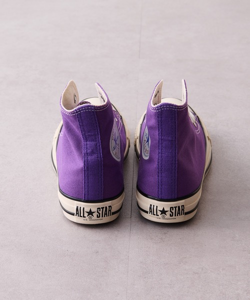 CONVERSE（コンバース）の「【CONVERSE/コンバース】オールスターUSカラーズHI（スニーカー・レディース・パープル/ライム・23.5/24.5）」の8枚目の写真