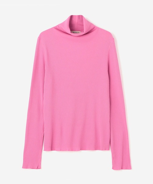 THE SHINZONE（ザ　シンゾーン）の「THE SHINZONE | HIGH NECK RIB WOMEN（Tシャツ/カットソー・レディース・ホワイト/ブラック/ピンク・FREE）」の7枚目の写真