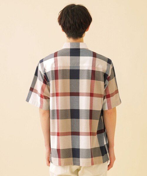 CB CRESTBRIDGE(シービークレストブリッジ)の「CBチェックイージーカノコシャツ(シャツ/ブラウス・メンズ・ベージュ系その他・L/M)」の4枚目の写真