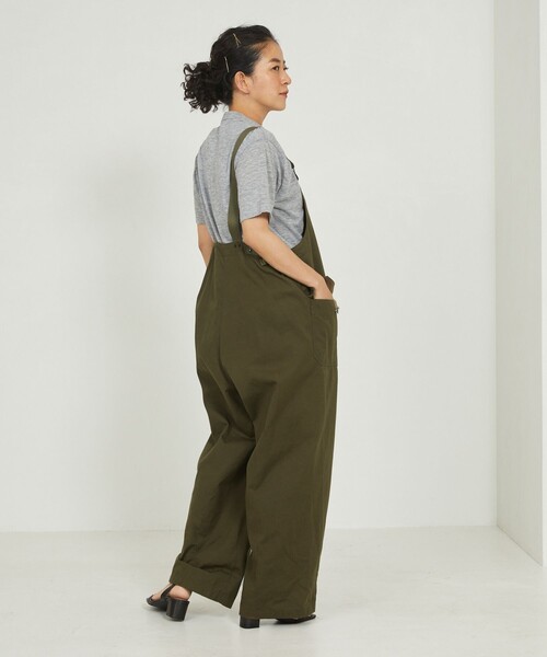 Freada（フリーダ）の「Freada/フリーダ ミリタリーサロペット（サロペット/オーバーオール・レディース・ブラック/オリーブ・S/M）」の12枚目の写真