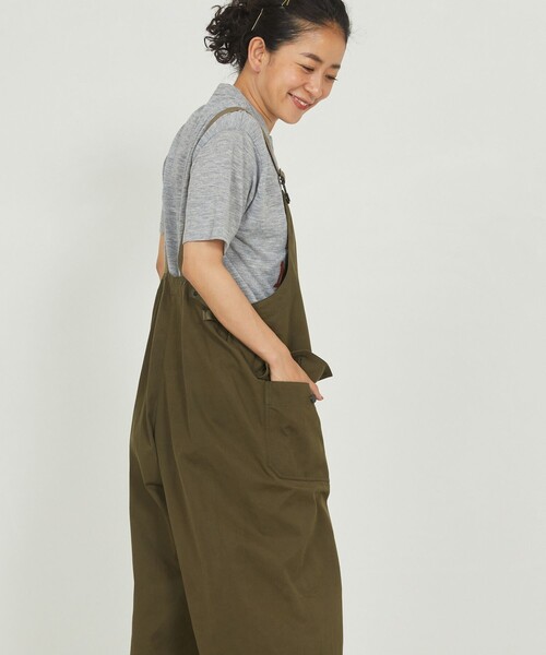 Freada（フリーダ）の「Freada/フリーダ ミリタリーサロペット（サロペット/オーバーオール・レディース・ブラック/オリーブ・S/M）」の13枚目の写真