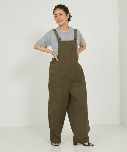 Freada（フリーダ）の「Freada/フリーダ ミリタリーサロペット（サロペット/オーバーオール・レディース・ブラック/オリーブ・S/M）」の16枚目の写真