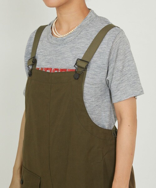 Freada（フリーダ）の「Freada/フリーダ ミリタリーサロペット（サロペット/オーバーオール・レディース・ブラック/オリーブ・S/M）」の21枚目の写真