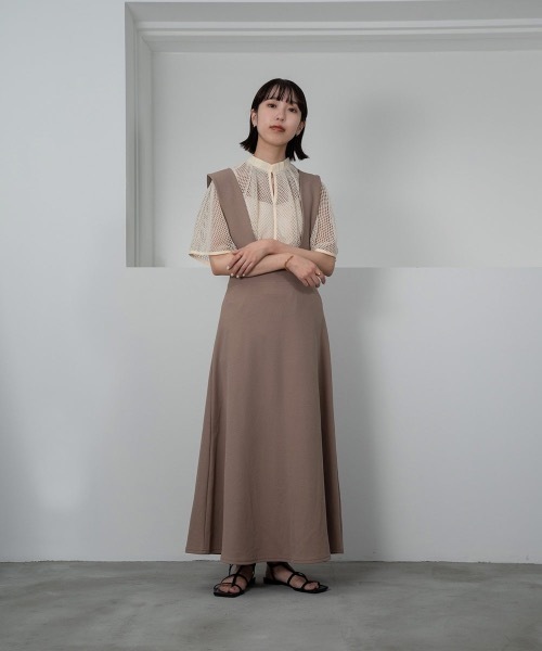 lawgy（ラウジー）の「2way mesh tops（Tシャツ/カットソー・レディース・アイボリー・FREE）」の12枚目の写真