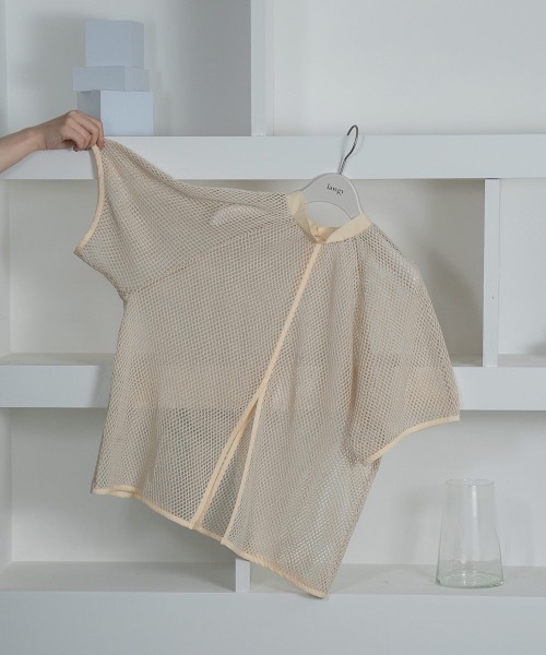 lawgy（ラウジー）の「2way mesh tops（Tシャツ/カットソー・レディース・アイボリー・FREE）」の10枚目の写真