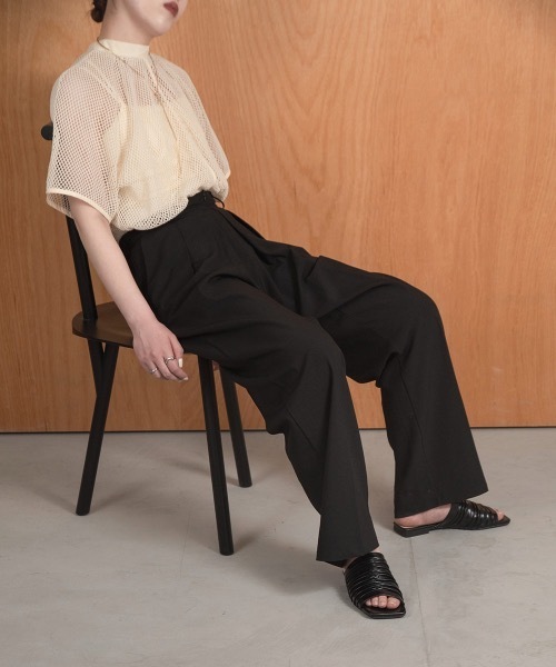 lawgy（ラウジー）の「2way mesh tops（Tシャツ/カットソー・レディース・アイボリー・FREE）」の13枚目の写真