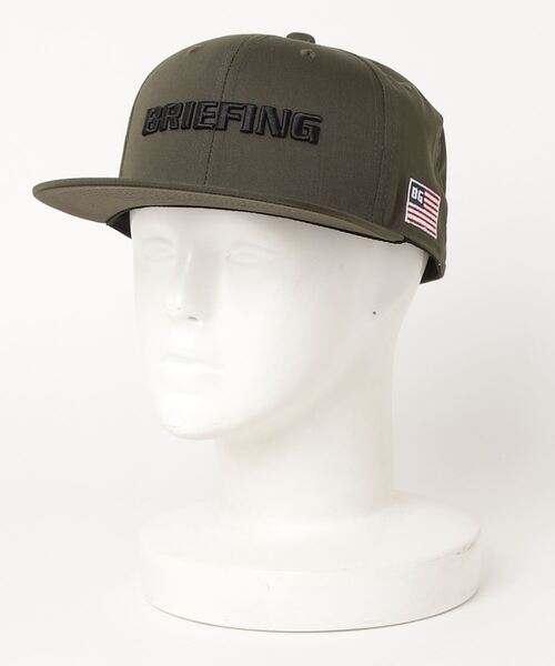 BRIEFING(ブリーフィング)の「MENS BASIC FLAT VISOR CAP(サンバイザー・メンズ・ホワイト/ブラック/ベージュ/ネイビー/オリーブ・FREE)」の4枚目の写真