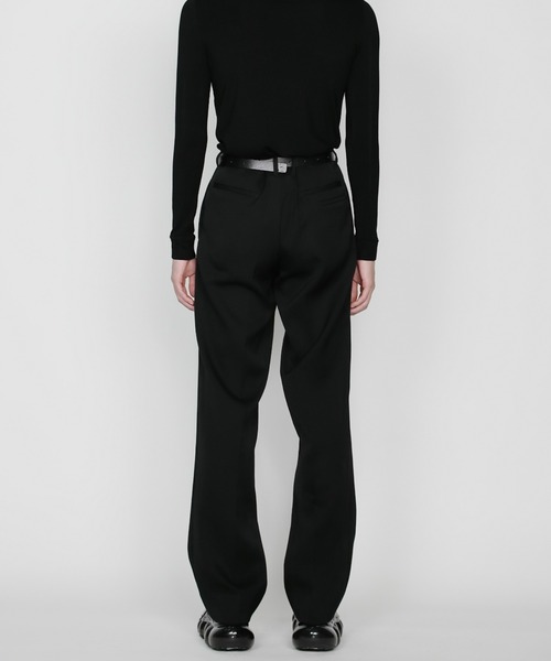 th products（ティーエイチプロダクト）の「QUINN / Wide Tailored Pants（スラックス・メンズ・ブラック/グレー・1/2）」の9枚目の写真