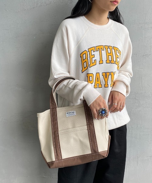 ORCIVAL（オーシバル）の「[ORCIVAL/オーシバル] キャンバストートバッグ（トートバッグ・レディース・サンドベージュ/ライトベージュ/テラコッタ/チャコールグレー/グリーン/ライトグレー/ブラウン/チャコール/ブルー/レッド/ベージュ/その他/グレー/イエロー/カーキ/モスグリーン/レッド系その他/グリーン系その他2/レッド系その他2/ブルー系その他3/ブルー系その他4/ミント/グレー系その他5・ONE SIZE）」の7枚目の写真