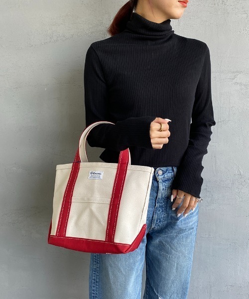 ORCIVAL（オーシバル）の「[ORCIVAL/オーシバル] キャンバストートバッグ（トートバッグ・レディース・サンドベージュ/ライトベージュ/テラコッタ/チャコールグレー/グリーン/ライトグレー/ブラウン/チャコール/ブルー/レッド/ベージュ/その他/グレー/イエロー/カーキ/モスグリーン/レッド系その他/グリーン系その他2/レッド系その他2/ブルー系その他3/ブルー系その他4/ミント/グレー系その他5・ONE SIZE）」の20枚目の写真