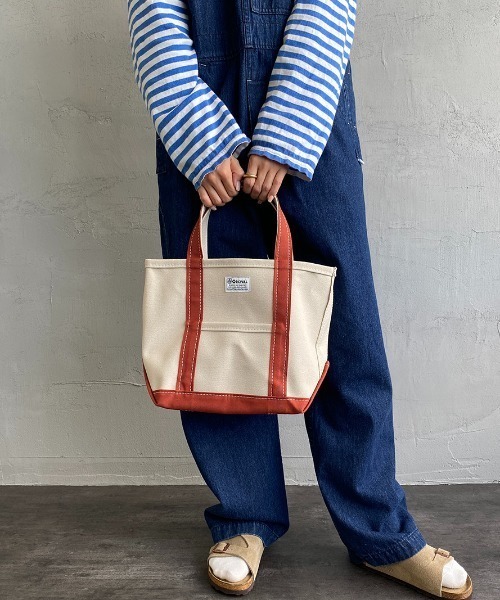 ORCIVAL（オーシバル）の「[ORCIVAL/オーシバル] キャンバストートバッグ（トートバッグ・レディース・サンドベージュ/ライトベージュ/テラコッタ/チャコールグレー/グリーン/ライトグレー/ブラウン/チャコール/ブルー/レッド/ベージュ/その他/グレー/イエロー/カーキ/モスグリーン/レッド系その他/グリーン系その他2/レッド系その他2/ブルー系その他3/ブルー系その他4/ミント/グレー系その他5・ONE SIZE）」の8枚目の写真