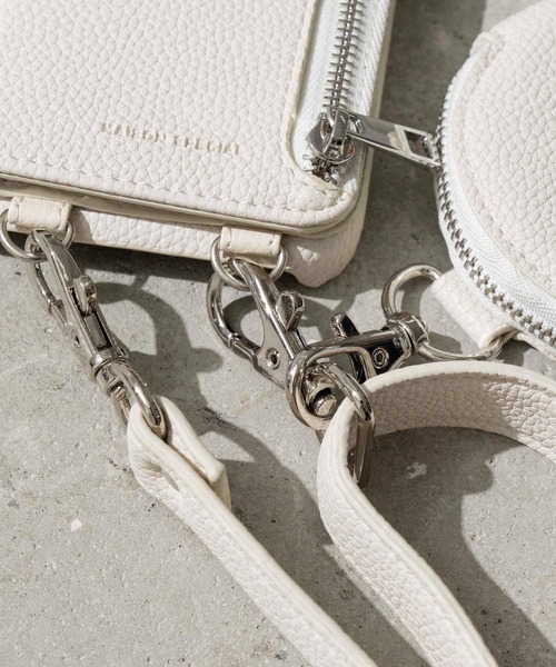 MAISON SPECIAL(メゾンスペシャル)の「《ユニセックスアイテム》コインケース付きスマホ/iPhoneケース【MAISON SPECIAL/メゾンスペシャル】■12、12pro/13、14/13pro/SE対応■(スマホケース/カバー・メンズ・ブラック/オフホワイト・1/2/0/3)」の9枚目の写真