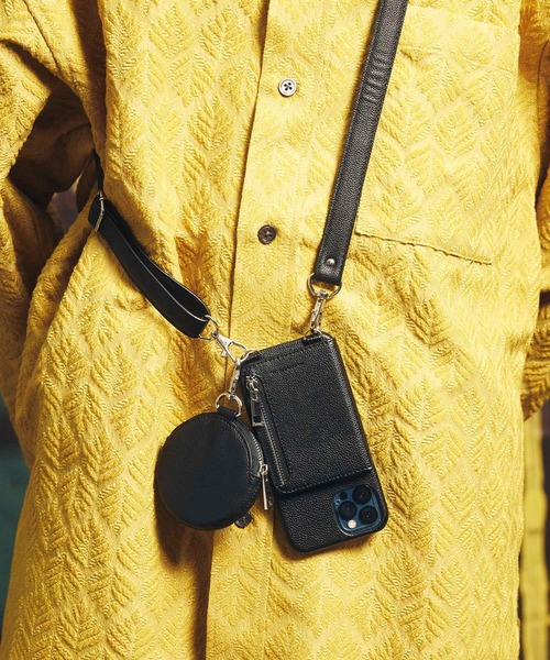 MAISON SPECIAL(メゾンスペシャル)の「《ユニセックスアイテム》コインケース付きスマホ/iPhoneケース【MAISON SPECIAL/メゾンスペシャル】■12、12pro/13、14/13pro/SE対応■(スマホケース/カバー・メンズ・ブラック/オフホワイト・1/2/0/3)」の10枚目の写真