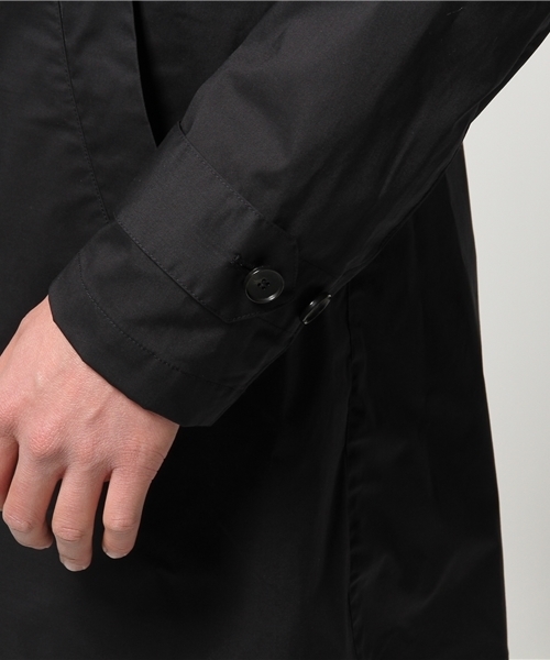 417 EDIFICE（フォーワンセブンエディフィス）の「◇WIND DEFENDER / ウィンドディフェンダー :  オフセットステンカラーコート（ステンカラーコート・メンズ・チャコールグレー/ベージュ/カーキ/ネイビー・SMALL/LARGE/MEDIUM/X-LARGE）」の12枚目の写真