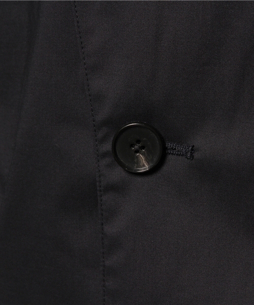 417 EDIFICE（フォーワンセブンエディフィス）の「◇WIND DEFENDER / ウィンドディフェンダー :  オフセットステンカラーコート（ステンカラーコート・メンズ・チャコールグレー/ベージュ/カーキ/ネイビー・SMALL/LARGE/MEDIUM/X-LARGE）」の14枚目の写真