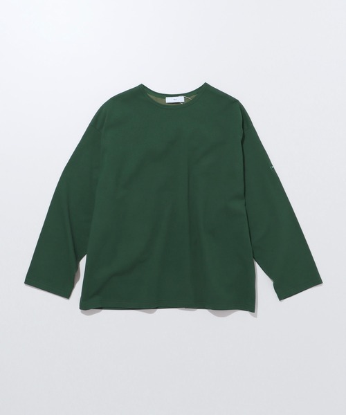 FIDELITY（フィデリティ）の「N/C BASQUE SHIRT WIDE / ワイドシルエット バスクシャツ ロンT（Tシャツ/カットソー・メンズ・オフホワイト/ネイビー/チャコール/ダークグリーン/マスタード・MEDIUM/SMALL/LARGE）」の10枚目の写真