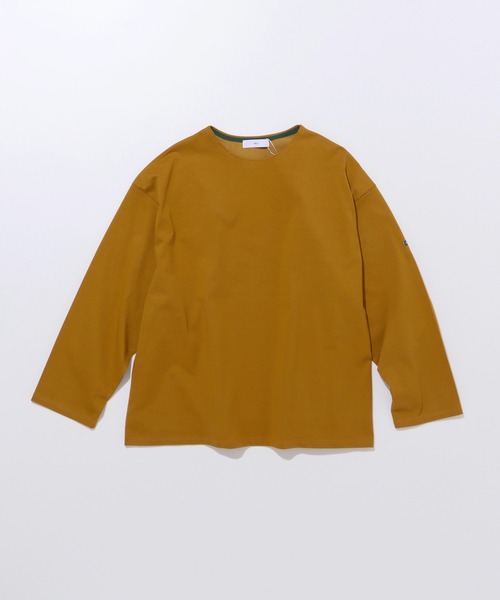 FIDELITY（フィデリティ）の「N/C BASQUE SHIRT WIDE / ワイドシルエット バスクシャツ ロンT（Tシャツ/カットソー・メンズ・オフホワイト/ネイビー/チャコール/ダークグリーン/マスタード・MEDIUM/SMALL/LARGE）」の13枚目の写真
