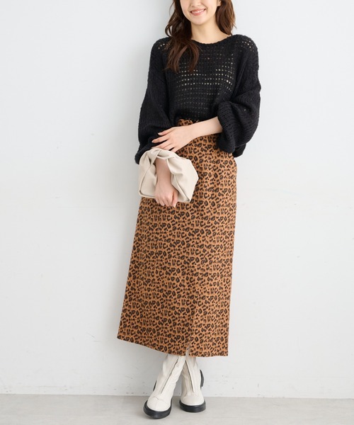 FREE'S MART（フリーズマート）の「【Sシリーズ対応】◆ハイウエストパネル切替ナロースカート（スカート・レディース・ブラウン系その他/ブラック/ピンク・X-SMALL/SMALL/MEDIUM）」の8枚目の写真