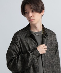 HARE | ダークアラベスクプリントシャツ(HARE)(シャツ/ブラウス)