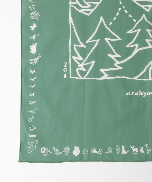 green label relaxing(グリーンレーベルリラクシング)の「<旭山動物園応援商品>アニマル プリント バンダナ(バンダナ/スカーフ・メンズ・ホワイト/その他1/その他2・FREE)」の5枚目の写真