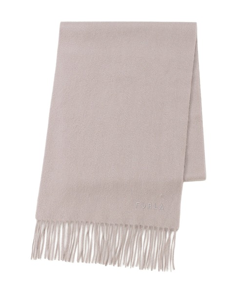 カシミヤ100％ マフラー 洗える 無地 30*180（マフラー）｜FURLA