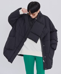 AMERICAN HOLIC | あったかマフラー付き中綿コート(ダウンジャケット/コート)