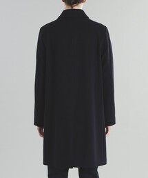 【美品】マッキントッシュフィロソフィー黒ウールステンカラーコート MACKINTOSH PHILOSOPHY（ﾏｯｷﾝﾄｯｼｭ ﾌｨﾛｿﾌｨｰ）の「ウールステンカラー