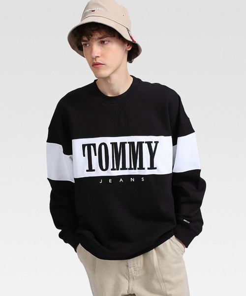tommy jeans(トミー ジーンズ)の「オーセンティックブロッキングトレーナー(スウェット・メンズ・ブラック/グレー/ピンク・SMALL/MEDIUM/LARGE/X-LARGE)」の18枚目の写真