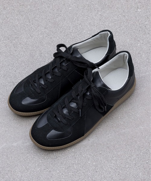 GERMAN TRAINER（ジャーマントレーナー）の「【SETUP7】REPRODUCT MILITALY GERMAN TRAINER ジャーマントレーナー（スニーカー・メンズ・ホワイト/ブラック/ホワイト系その他2/ホワイト系その他3/ブラック系その他2/グレー/ブラック系その他3・25cm/26cm/27cm/28cm）」の19枚目の写真