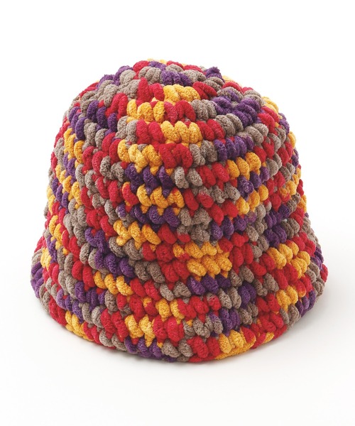 チャイハネ（チャイハネ）の「【チャイハネ】プクリチューリップハット（ハット・レディース・カラフル/ホワイト/ブラウン/ブラック・FREE）」の4枚目の写真