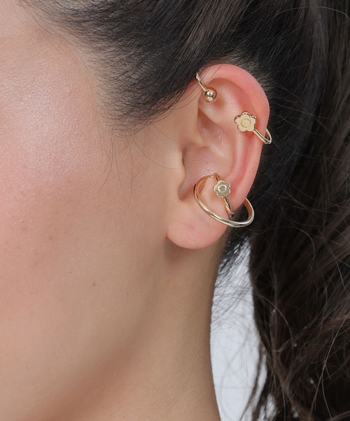 MARY QUANT（マリークワント）の「メタルデイジーカバー イヤカフ（イヤーカフ・レディース・ゴールド・FREE）」の3枚目の写真