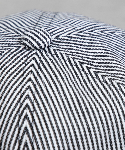 Mighty Shine（マイティシャイン）の「【MIGHTY SHINE】 FLIPCAP　DENIM（キャップ・メンズ・ブラック/インディゴブルー/ストライプ・FREE）」の11枚目の写真