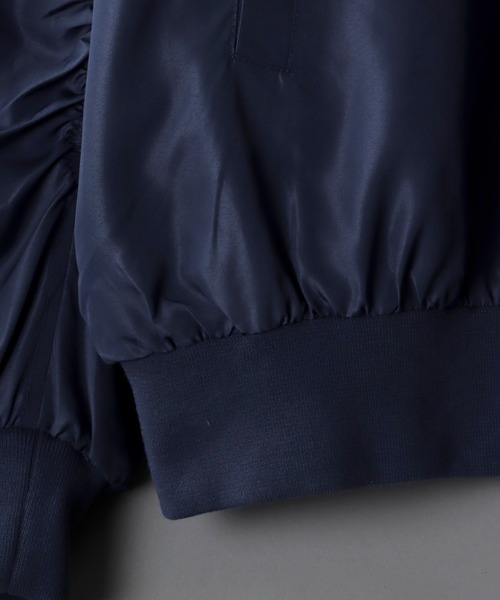 SITRY（シトリー）の「Big Silhouette MA-1/別注 ビッグシルエット MA-1 フライトジャケット ボマージャケット（MA-1・メンズ・ネイビー/カーキ/ブラック・M/L/XL）」の6枚目の写真