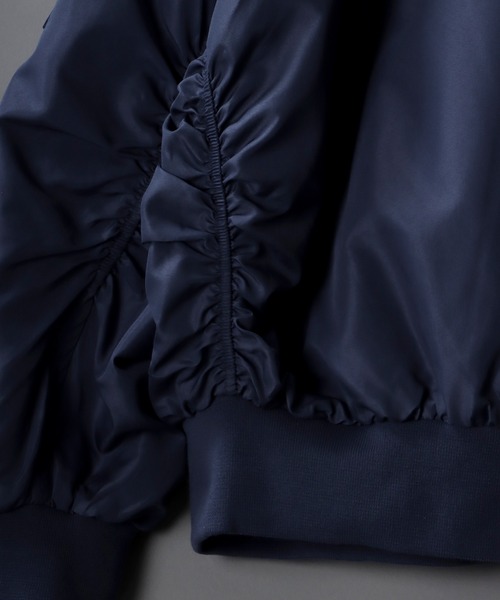 SITRY（シトリー）の「Big Silhouette MA-1/別注 ビッグシルエット MA-1 フライトジャケット ボマージャケット（MA-1・メンズ・ネイビー/カーキ/ブラック・M/L/XL）」の5枚目の写真