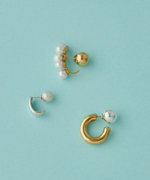 ARTIDA OUD（アルティーダウード）の「[basic] ボール キャッチ（ピアス（片耳用）・レディース・ゴールド・FREE）」の4枚目の写真