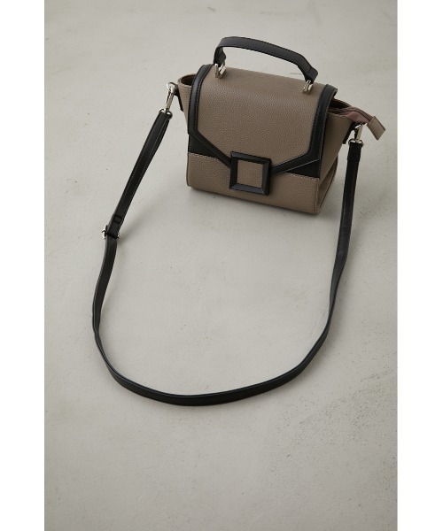 AZUL by moussy(アズールバイマウジー)の「BLACK BUCKLE BAG/ブラックバックルバッグ(ショルダーバッグ・レディース・ホワイト系その他/ベージュ系その他/ブラック・FREE)」の18枚目の写真