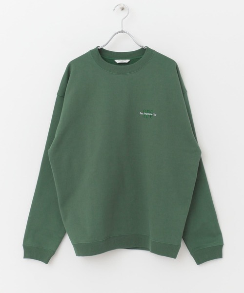 URBAN RESEARCH DOORS（アーバンリサーチドアーズ）の「ワンポイント刺繍スウェット（スウェット・メンズ・ライトグレー/グリーン/ブルー・MEDIUM/LARGE）」の7枚目の写真